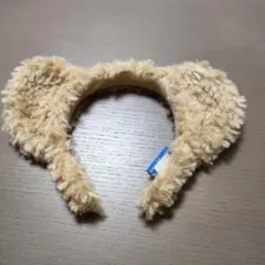 ダッフィー 耳付きカチューシャ ベージュ
