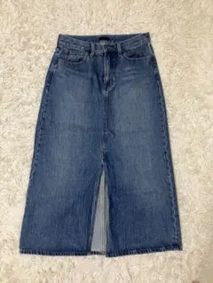 UNIQLO デニムロングスカート 36