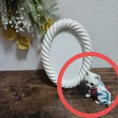 フレームと猫の置物セット