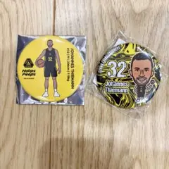 【kakiPi様】群馬クレインサンダーズ #32 ティーマン選手 缶バッジセット