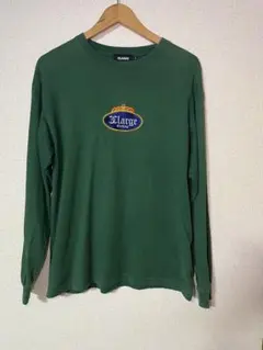 XLARGE グリーン ロングスリーブ Tシャツ M ロンティー ロンT