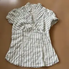 ZARA ストレッチ素材ブラウス