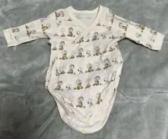 ユニクロ　スヌーピー　前開き　ボディスーツ　ロンパース　ピンク　peanuts