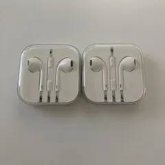 未開封 Apple純正イヤホン EarPods 3.5mmプラグ 2個セット