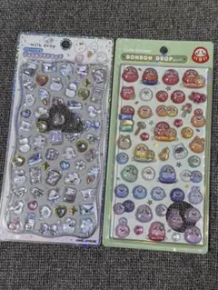 ボンボンドロップシール だるま ジュエルドロップ milk drop 2枚セット
