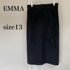 EMMA ブラック ラップスタイル タイトスカート サイズ13