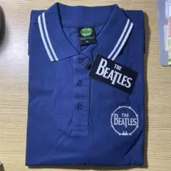 新品 THE BEATLES ネイビーポロシャツ XL