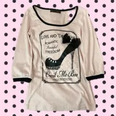 レア‼️CECIL平成ギャル姫ギャルグランジパンク森ガールTシャツラメのサムネイル