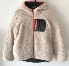 GAP kids リバーシブルボアフリースジャケットパーカー160㎝