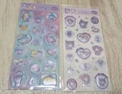 【正規品】サンリオ♡すりガラス風シール2枚セット