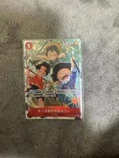 ワンピース カードゲーム エース&サボ&ルフィ SR パラレル