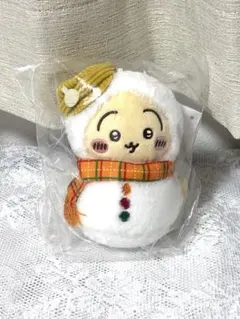 【新品未開封】 ちいかわ 雪だるま マスコット ぬいぐるみ エニマイくじ E賞のサムネイル