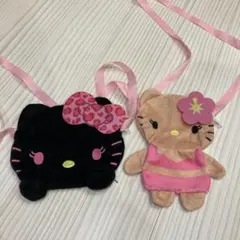 ガチャガチャ　ハローキティ バッグ 2点セット