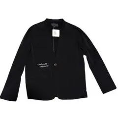 1 MINUTE 1 SECOND ノーカラージャケット 黒 S