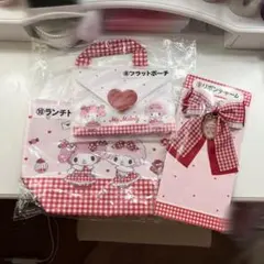 マイメロディ マイスウィートピアノ 当りくじ　トート&ポーチ&リボン　まとめ売り