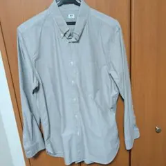【UNIQLO】オックスフォードシャツ 　XLサイズ　グレー