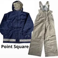 POINT SQUARE レディース スキーウェア 上下セット L