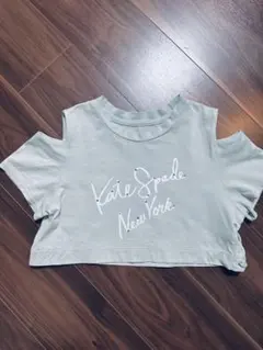 ケイトスペード　肩出し　ショート丈Tシャツ