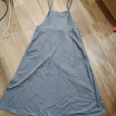 Samansa Mos2 グリーン キャミワンピース Fサイズ