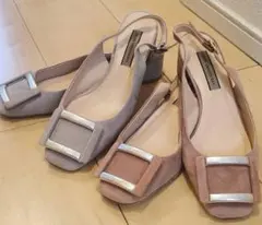 INTER-CHAUSSURES スエードパンプス 2足セットのサムネイル