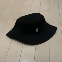 KANGOL ブラック バケットハット M