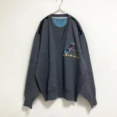 美品 PARIS SPORTS FASHION ウール ニット セーター 【L】のサムネイル