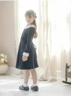 Catherine Cottage ネイビー ワンピース 140