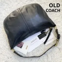 vintage coach old hobo bag black