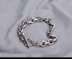 新品未使用 チェーンブレスレット ユニセックス シルバー 送料無料