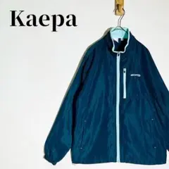 Kaepa　ケイパ　配色ウインドブレーカー　フルジップ　軽量　ネイビー　サイズMのサムネイル