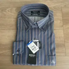 【未使用タグ付き】 REGAL 長袖　シャツ　ノーアイロン　綿