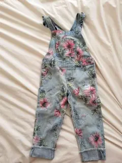 GAP 未使用　フラワー柄　オーバーオール