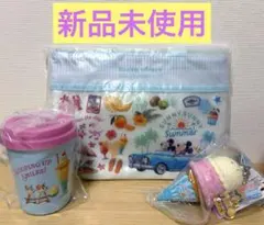 【新品未使用】ディズニー スーベニア セット ランチケース タンブラー ミニスナ