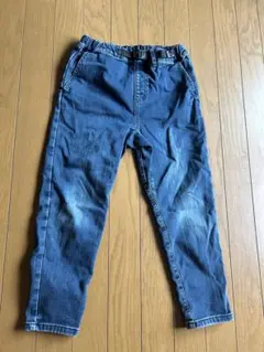 デニムブルー ストレートパンツ サイズ140