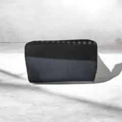 ブラック 合成皮革 長財布