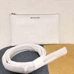 MICHAEL KORS ホワイト ショルダーバッグ