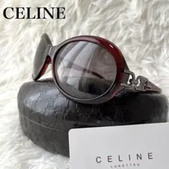 CELINE サングラス SC1691G トリオンフ ワインレッド ケース付き