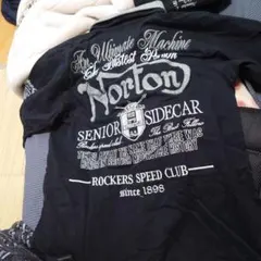 Norton ノートン ポロシャツ X-LARGE 黒 ギンガムのサムネイル