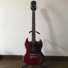 谷*一様 王道のチェリー仕様！エピフォンSGスペシャルがこれだ！超美品・純正ギグ 谷*一様 王道のチェリー仕様！エピフォンSGスペシャルがこれだ！超美