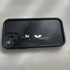 黒猫デザイン iPhone12ケース
