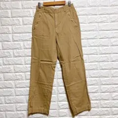 マックレガー【S】コットンパンツ ベージュ 無地 通勤 カジュアル 綿100%