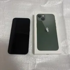 iPhone 13 ミッドナイトグリーン 128GB 端末初期化済み 中古美品