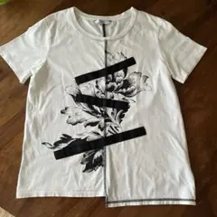 Desigual 花柄デザイン 半袖Tシャツ