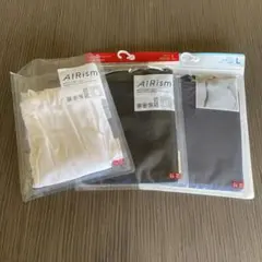 新品　ユニクロAIRism キャミソール Lサイズ 3色セット