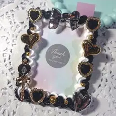 ホイップデコ トレカケース B8 硬質カードケース☆白黒 推し活