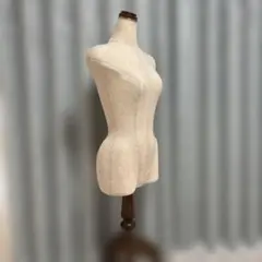 レディース トルソー マネキン ボディ 木製スタンド付き