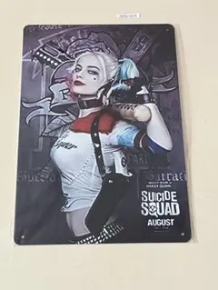 SUICIDE SQUAD ハーレイクイン ブリキ看板 インテリア