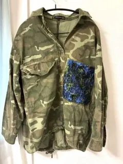 ZARA Trafaluc スパンコール ミリタリージャケット