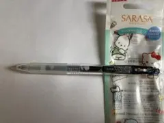 【新品】ポチャッコ ボールペン 黒インクZEBRA サラサクリップ