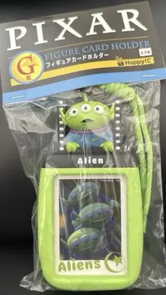 ハッピーくじ　PIXAR 2026 G賞　フィギュアカードホルダー　エイリアン